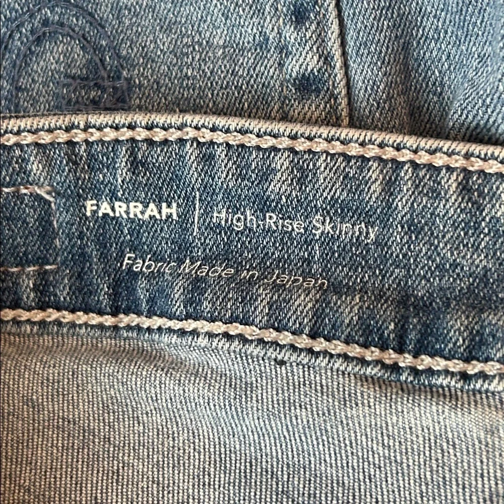 AG Adriano Goldschmied Farrah high rise skinny jeans size 27